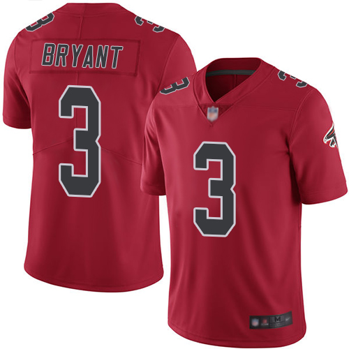 Atlanta Falcons Limited Red Men Matt Bryant Jersey NFL Football #3 Rush Vapor Untouchable